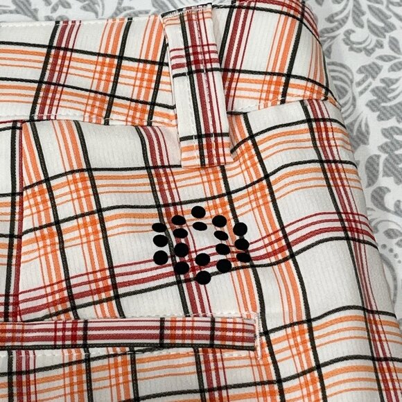 PUMA DryCELL Plaid Tech Golf Shorts White Multi Color Size 32 NWT Performance - Picture 12 of 15